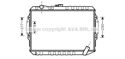 AVA QUALITY COOLING Радиатор, охлаждение двигателя MT2164